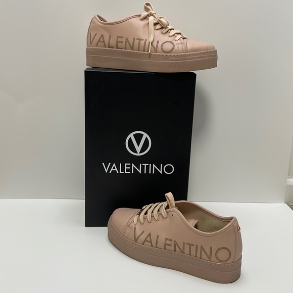 Mario Valentino Shoes - Valentino by Mario dalia rose doree size 8 only worn once  original box +tag